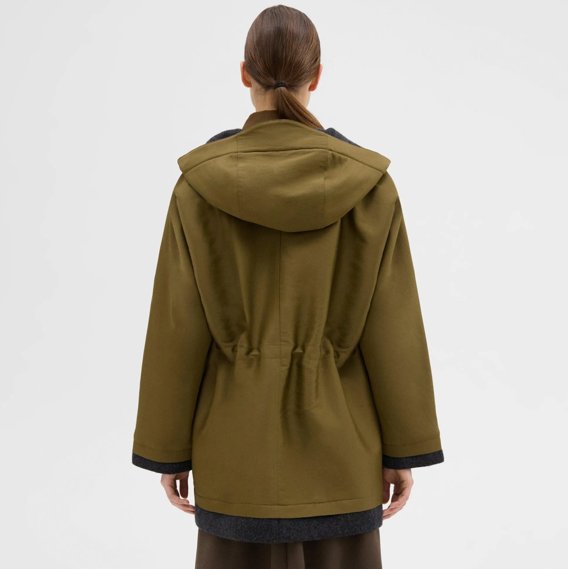 Theory Oversized Parka-Women Outerwear