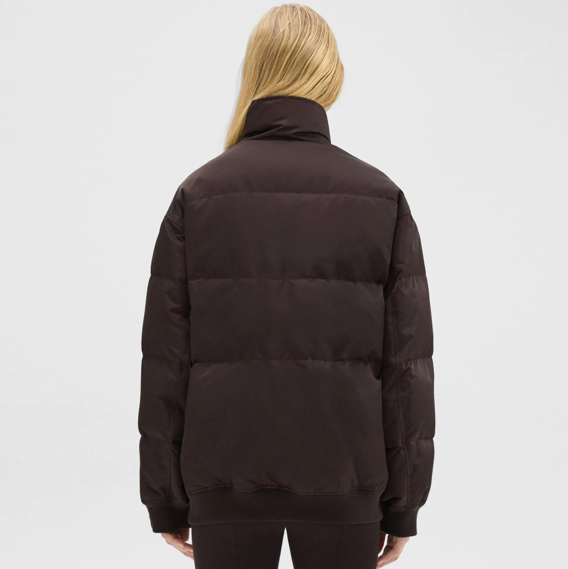 Theory Oversized Puffer Jacket In Recycled Nylon-Women Outerwear