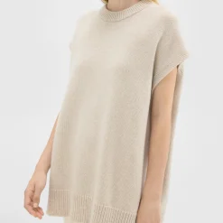 Theory Oversized Sweater Vest In Recycled Wool-Cashmere-Women Sweaters + Cardigans