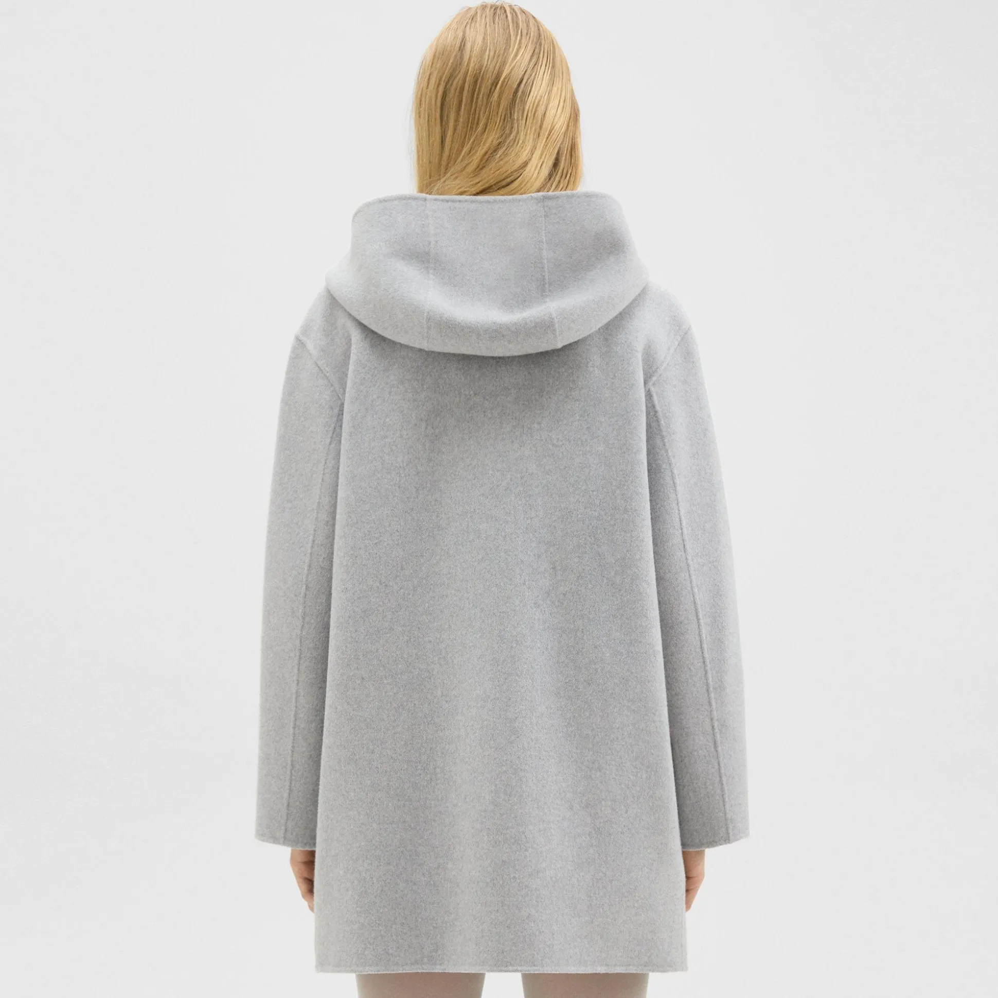 Theory Parka In Double-Face Wool-Cashmere-Women Outerwear