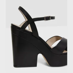 Theory Platform Wedge Sandal In Leather-Women Shoes