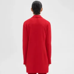 Theory Polo Mini Dress In Crepe-Women Dresses