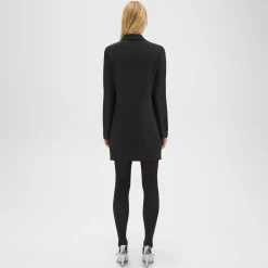 Theory Polo Mini Dress In Crepe-Women Dresses
