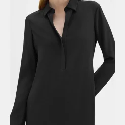Theory Polo Mini Dress In Crepe-Women Dresses