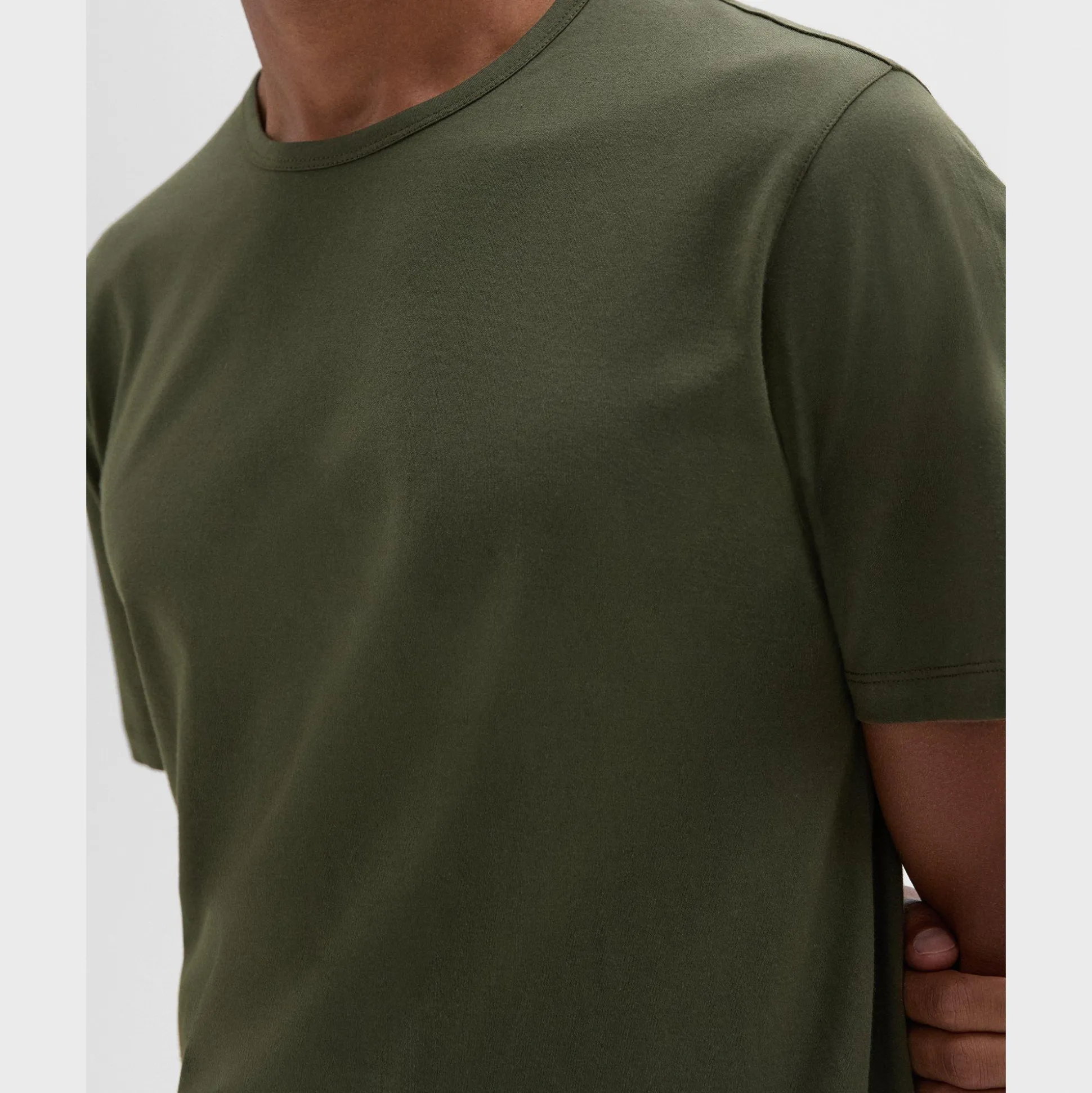 Theory Precise Tee In Luxe Cotton Jersey-Men T-shirts + Polos