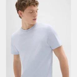 Theory Precise Tee In Luxe Cotton Jersey-Men T-shirts + Polos