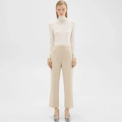 Theory Pull-On Pant In Double-Knit Jersey-Women Pants