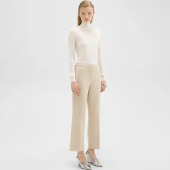 Theory Pull-On Pant In Double-Knit Jersey-Women Pants