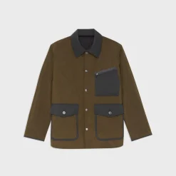 Theory Quilted Feather Nylon Barn Jacket-Men Outerwear