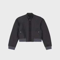 Theory Recycled Poly Reversible Bomber Jacket-Women Outerwear