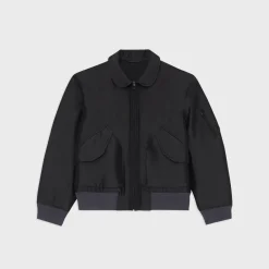 Theory Recycled Poly Reversible Bomber Jacket-Men Outerwear