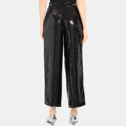 Theory Relaxed Straight Pant In Recycled Sequins-Women Pants