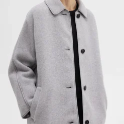 Theory Reversible Recycled Wool Car Coat-Women Outerwear