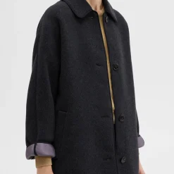 Theory Reversible Recycled Wool Car Coat-Women Outerwear