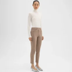 Theory Riding Pant In Stretch Cotton-Women Pants