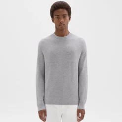 Theory Riland Sweater In Light Bilen-Men Sweaters + Cardigans