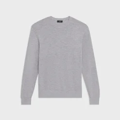 Theory Riland Sweater In Light Bilen-Men Sweaters + Cardigans