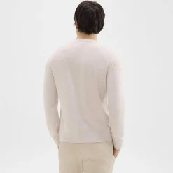 Theory Riland Sweater In Light Bilen-Men Sweaters + Cardigans