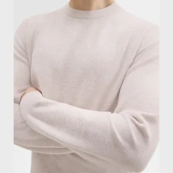 Theory Riland Sweater In Light Bilen-Men Sweaters + Cardigans
