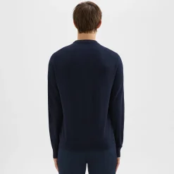 Theory Riland Sweater In Light Bilen-Men Sweaters + Cardigans