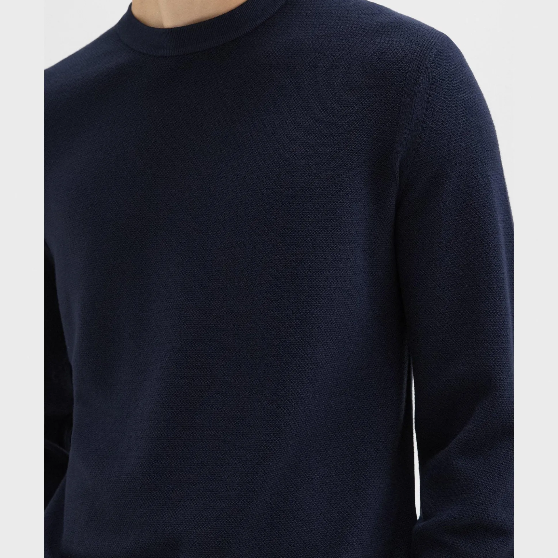 Theory Riland Sweater In Light Bilen-Men Sweaters + Cardigans