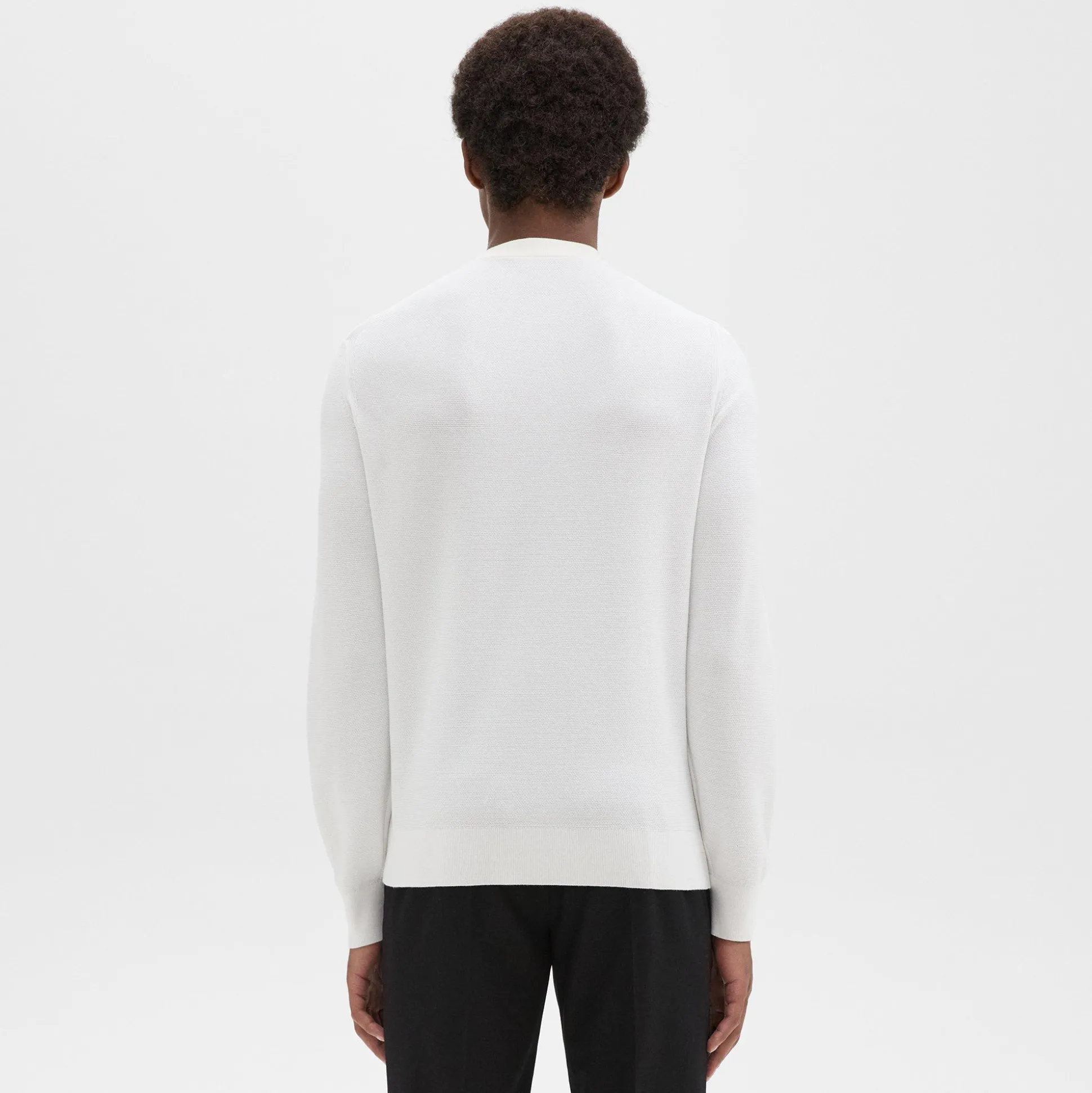 Theory Riland Sweater In Light Bilen-Men Sweaters + Cardigans