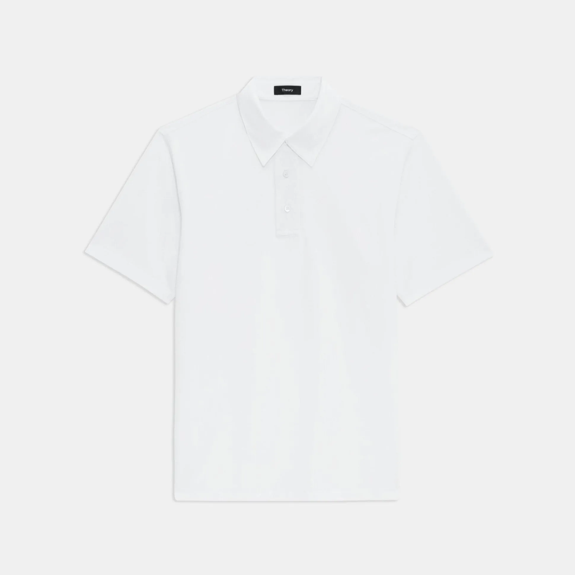 Theory Ronan Polo Shirt In Structure Knit-Men T-shirts + Polos