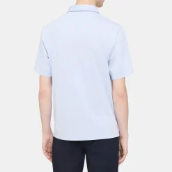 Theory Ronan Polo Shirt In Structure Knit-Men T-shirts + Polos