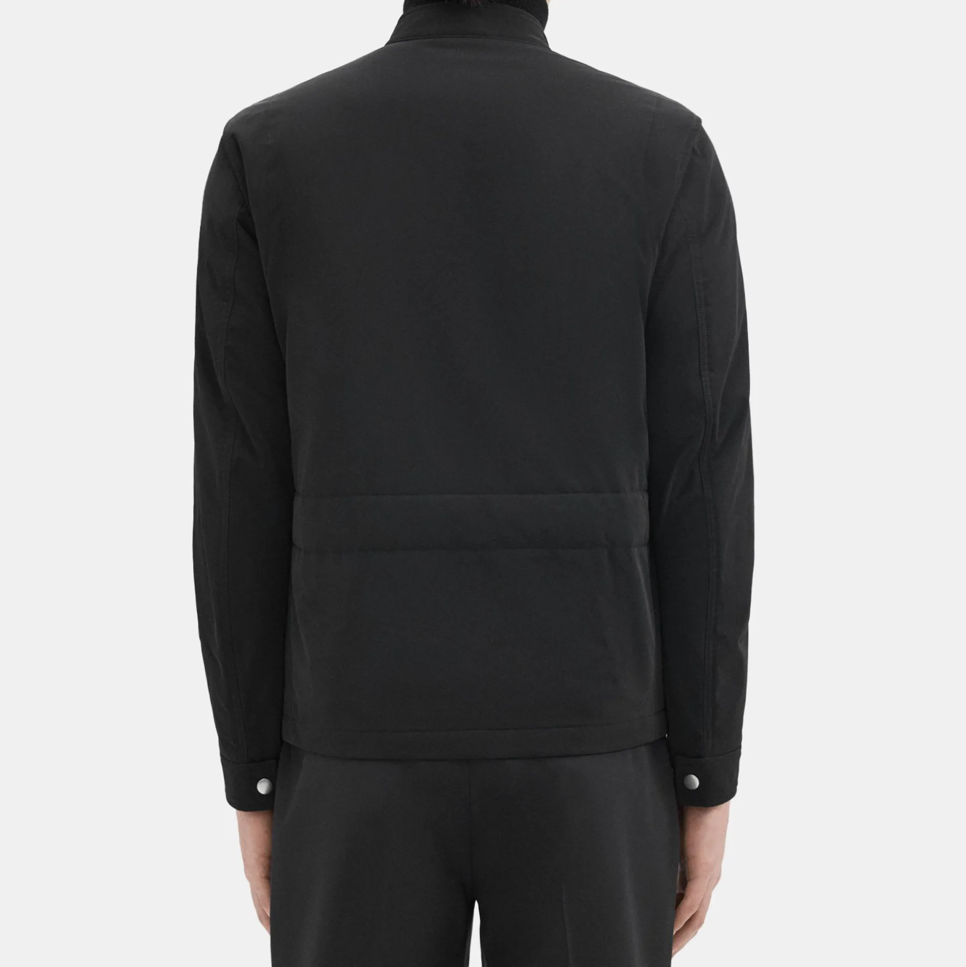 Theory Rylen Racer Jacket In Foundation Twill-Men Outerwear|Blazers + Jackets