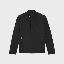 Theory Rylen Racer Jacket In Foundation Twill-Men Outerwear|Blazers + Jackets