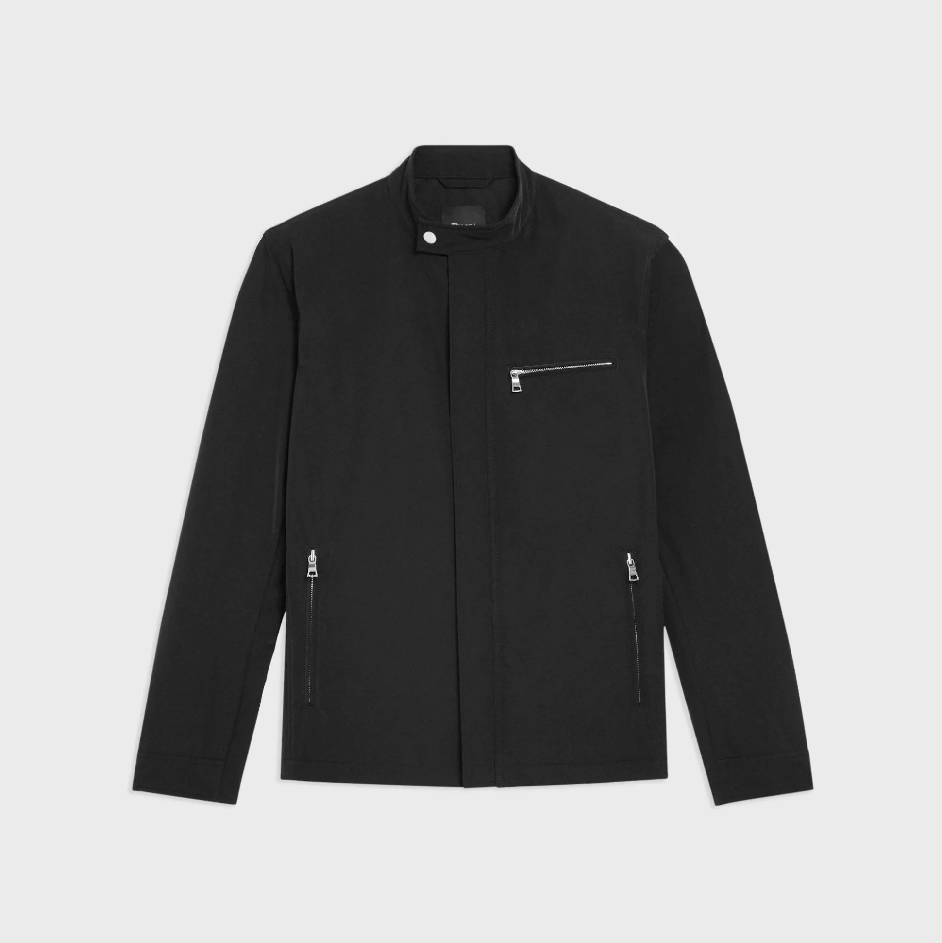 Theory Rylen Racer Jacket In Foundation Twill-Men Outerwear|Blazers + Jackets