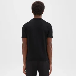 Theory Sarior Short-Sleeve Sweater In Light Bilen-Men T-shirts + Polos|Sweaters + Cardigans