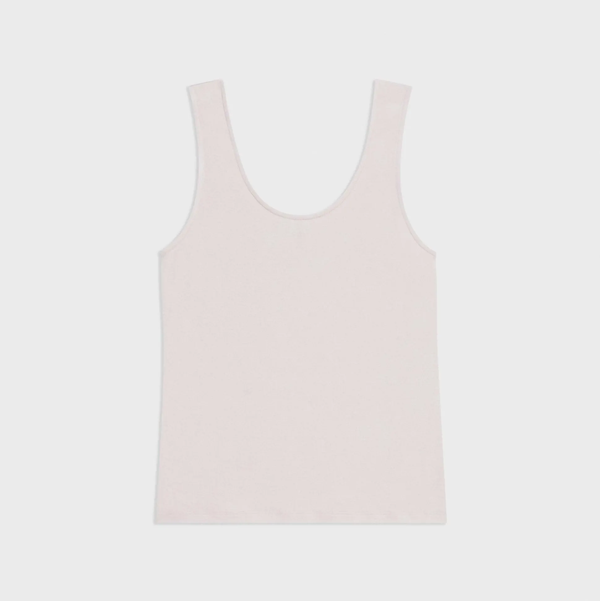 Theory Scoop Neck Tank Top In Rib Knit Viscose-Women T-Shirts