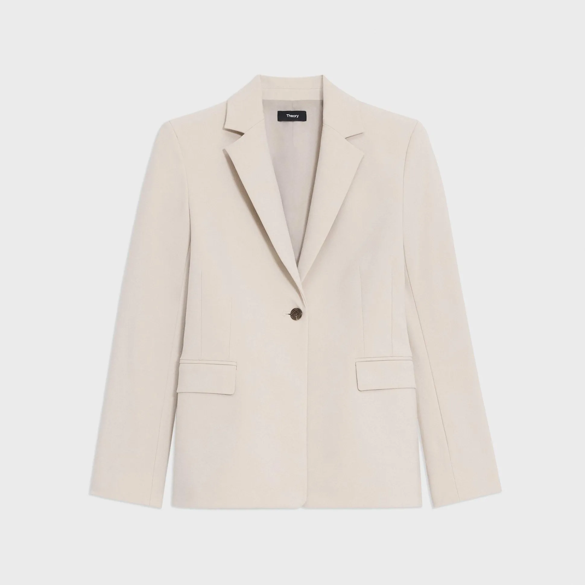 Theory Sculpted Blazer In Stretch Cotton-Blend-Women Suits|Blazers + Jackets