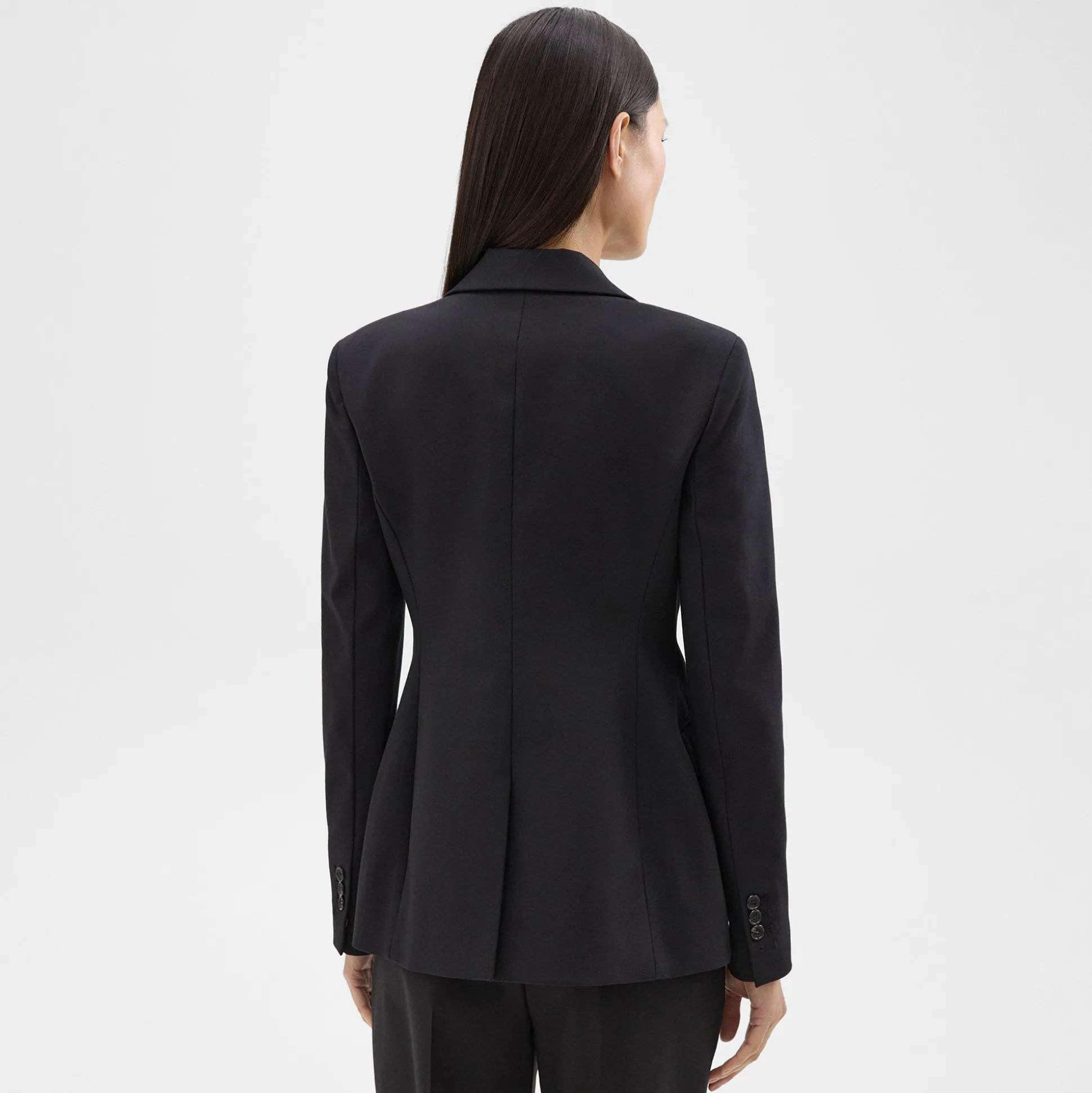 Theory Sculpted Blazer In Stretch Cotton-Blend-Women Suits|Blazers + Jackets