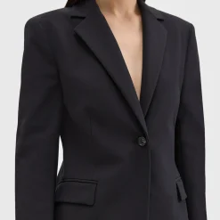 Theory Sculpted Blazer In Stretch Cotton-Blend-Women Suits|Blazers + Jackets