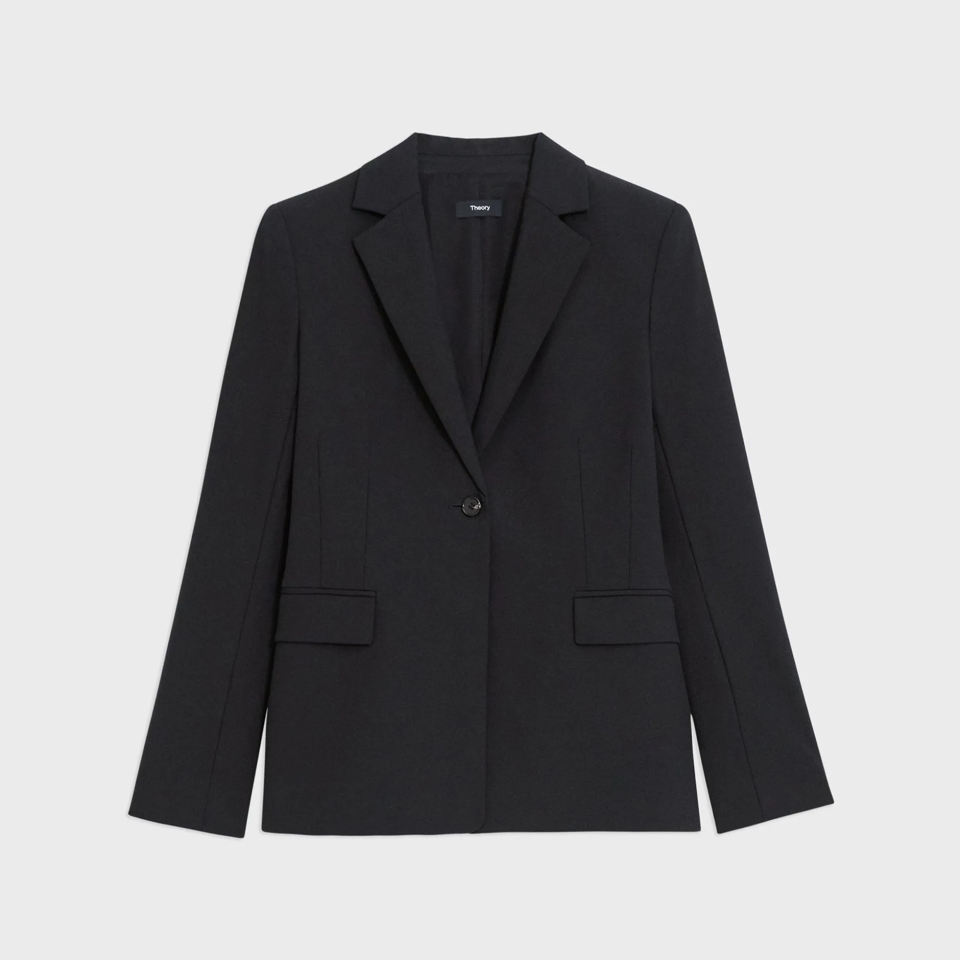 Theory Sculpted Blazer In Stretch Cotton-Blend-Women Suits|Blazers + Jackets