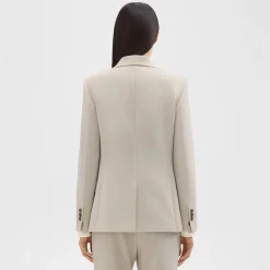 Theory Shawl Collar Blazer In Admiral Crepe-Women Suits|Blazers + Jackets
