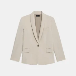 Theory Shawl Collar Blazer In Admiral Crepe-Women Suits|Blazers + Jackets