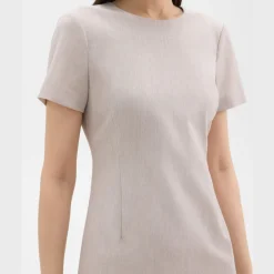 Theory Sheath Dress In Good Wool-Women Dresses