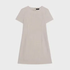 Theory Sheath Dress In Good Wool-Women Dresses
