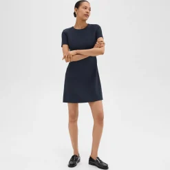 Theory Sheath Dress In Good Wool-Women Suits|Dresses
