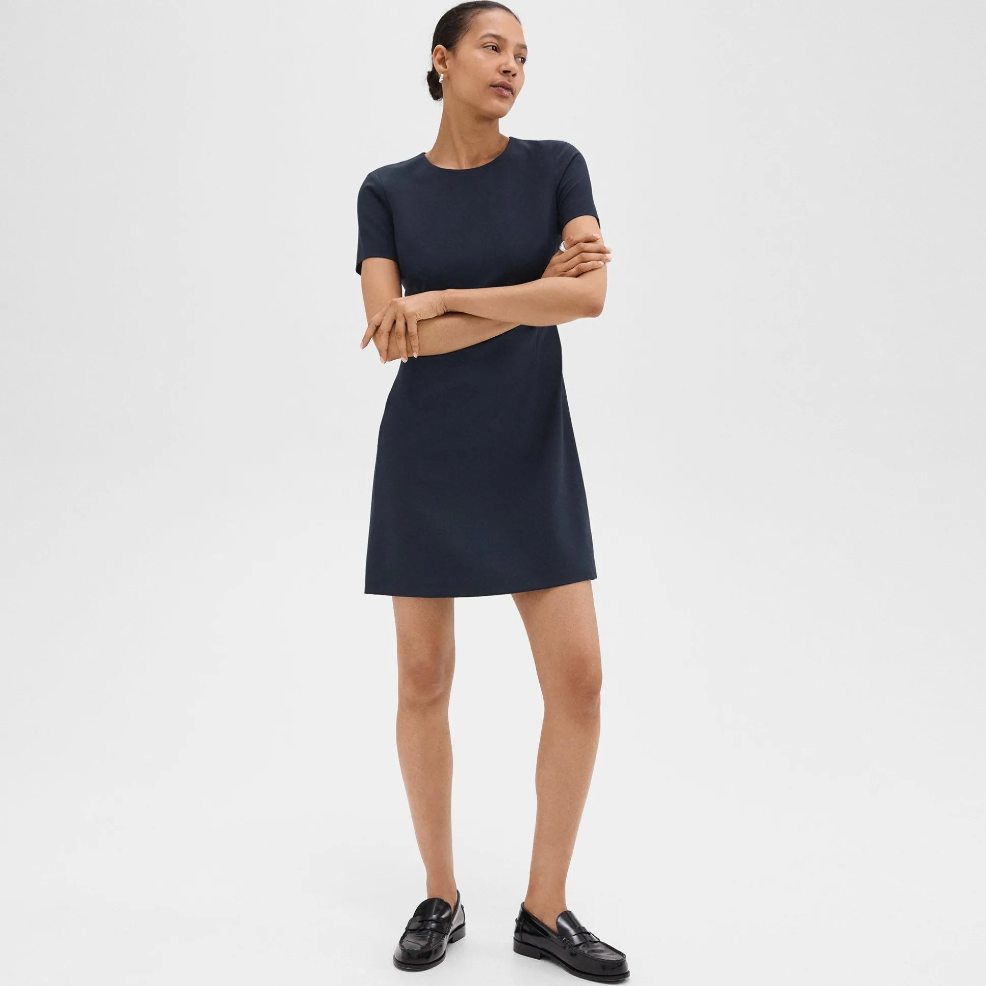 Theory Sheath Dress In Good Wool-Women Suits|Dresses