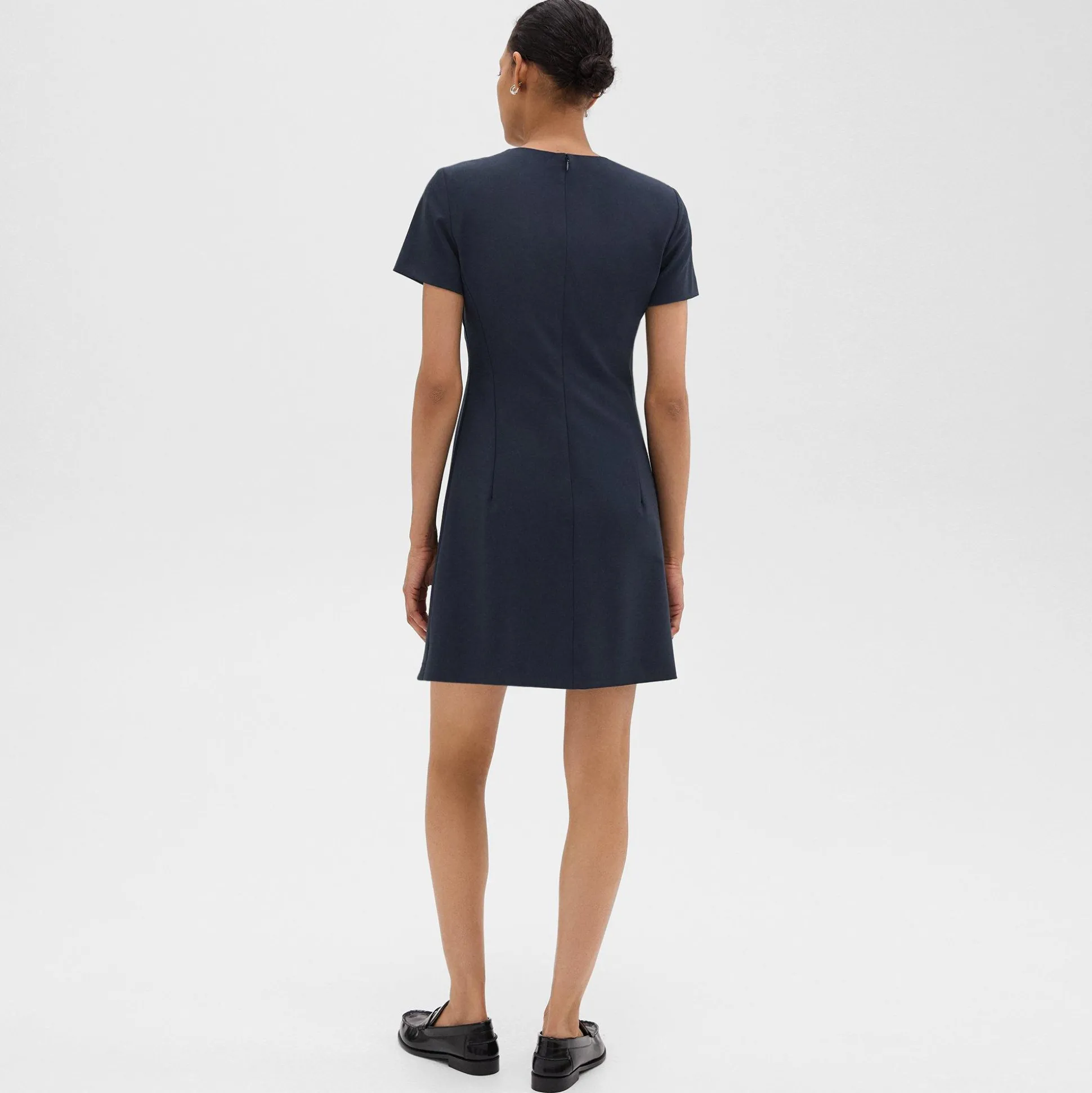Theory Sheath Dress In Good Wool-Women Suits|Dresses