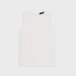 Theory Shell Top In Silk Georgette-Women Tops