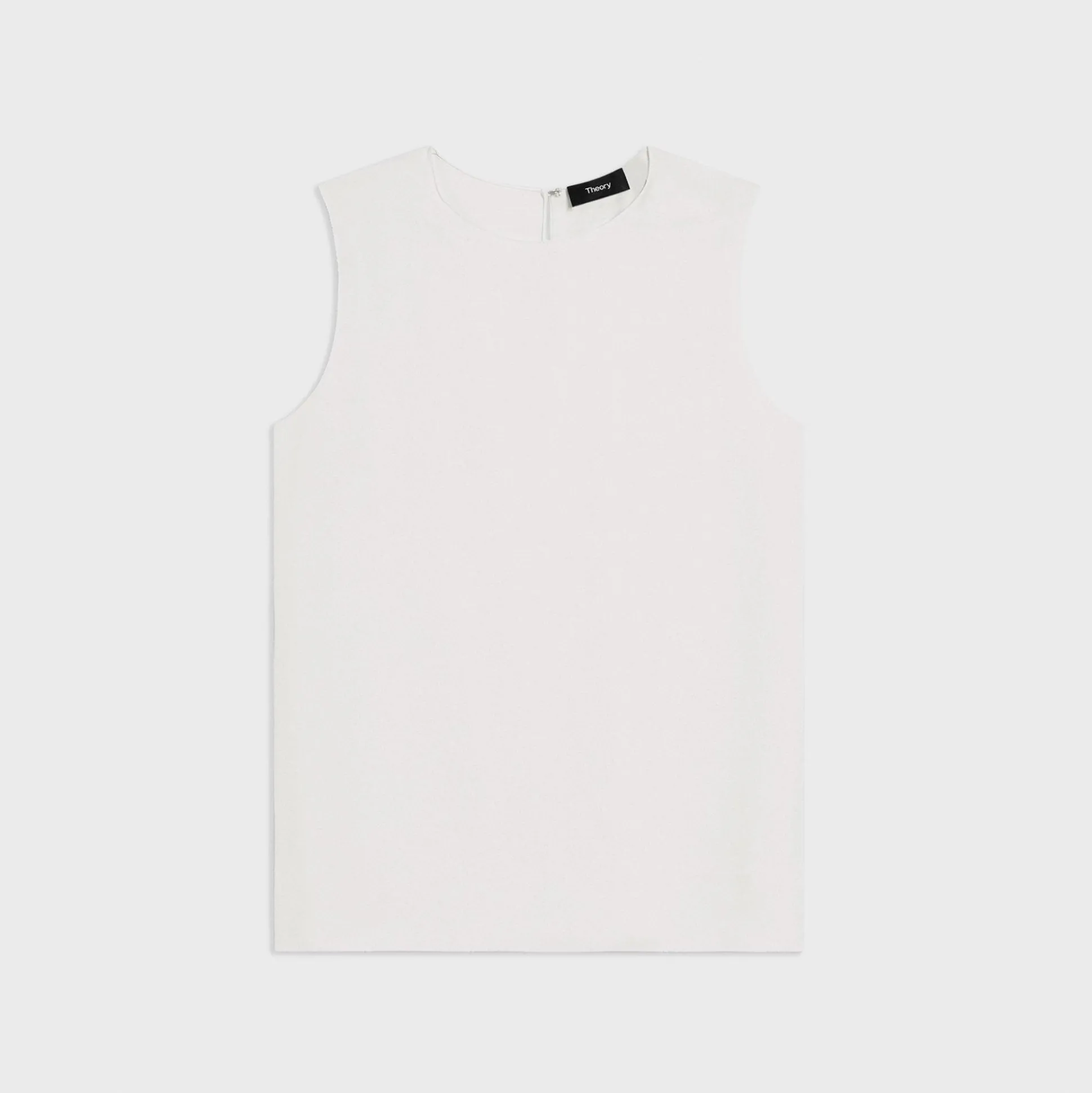 Theory Shell Top In Silk Georgette-Women Tops