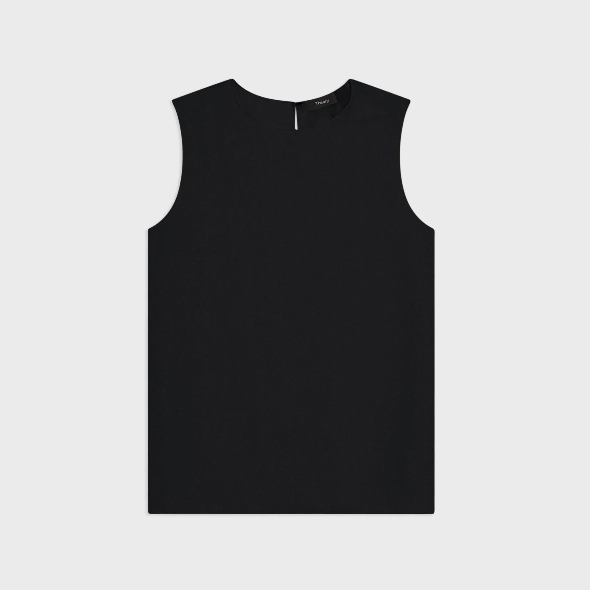Theory Shell Top In Silk Georgette-Women Tops