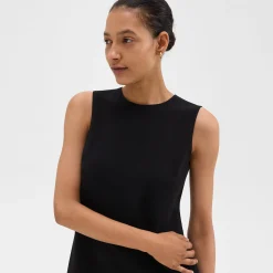 Theory Shift Dress In Admiral Crepe-Women Dresses|Suits