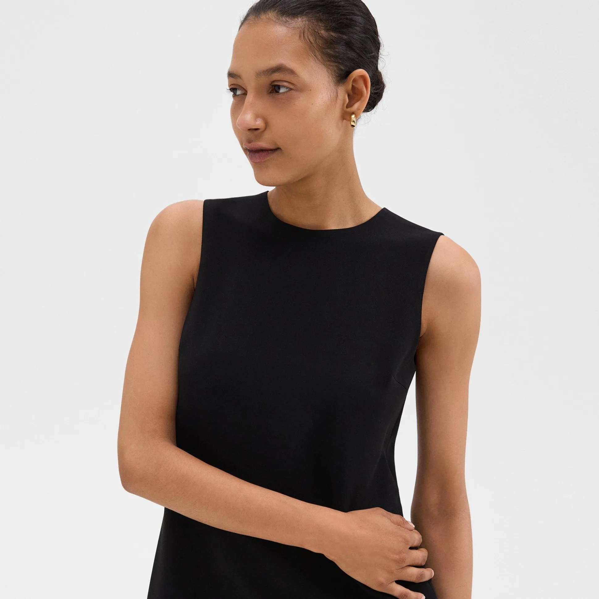 Theory Shift Dress In Admiral Crepe-Women Dresses|Suits