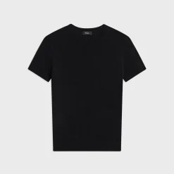 Theory Short-Sleeve Sweater In Regal Wool-Women T-Shirts|Sweaters + Cardigans
